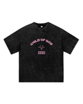 T-Shirt CHILD OF GOD Grace • Black Pink • Renewed