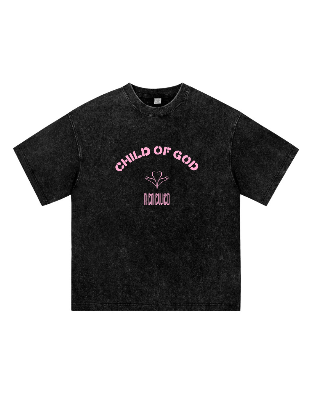 T-Shirt CHILD OF GOD Grace • Black Pink • Renewed
