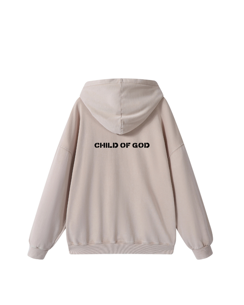 Gilet Zip Child of God Cream • Renewed