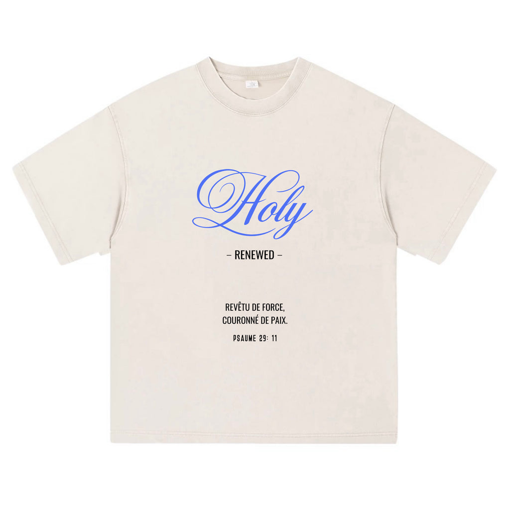 T-shit HOLY dos • Cream • Renewed