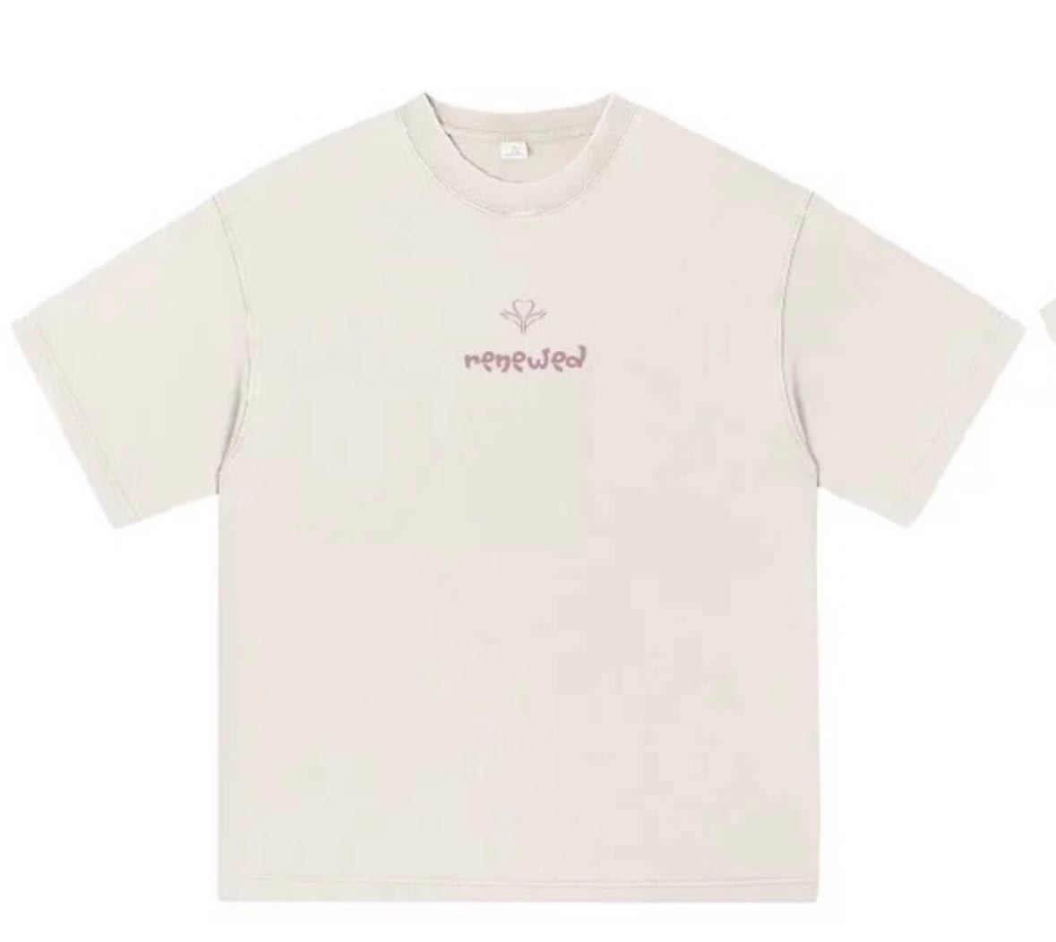 T-shirt Child of God dos • Cream Rose poudré • RENEWED