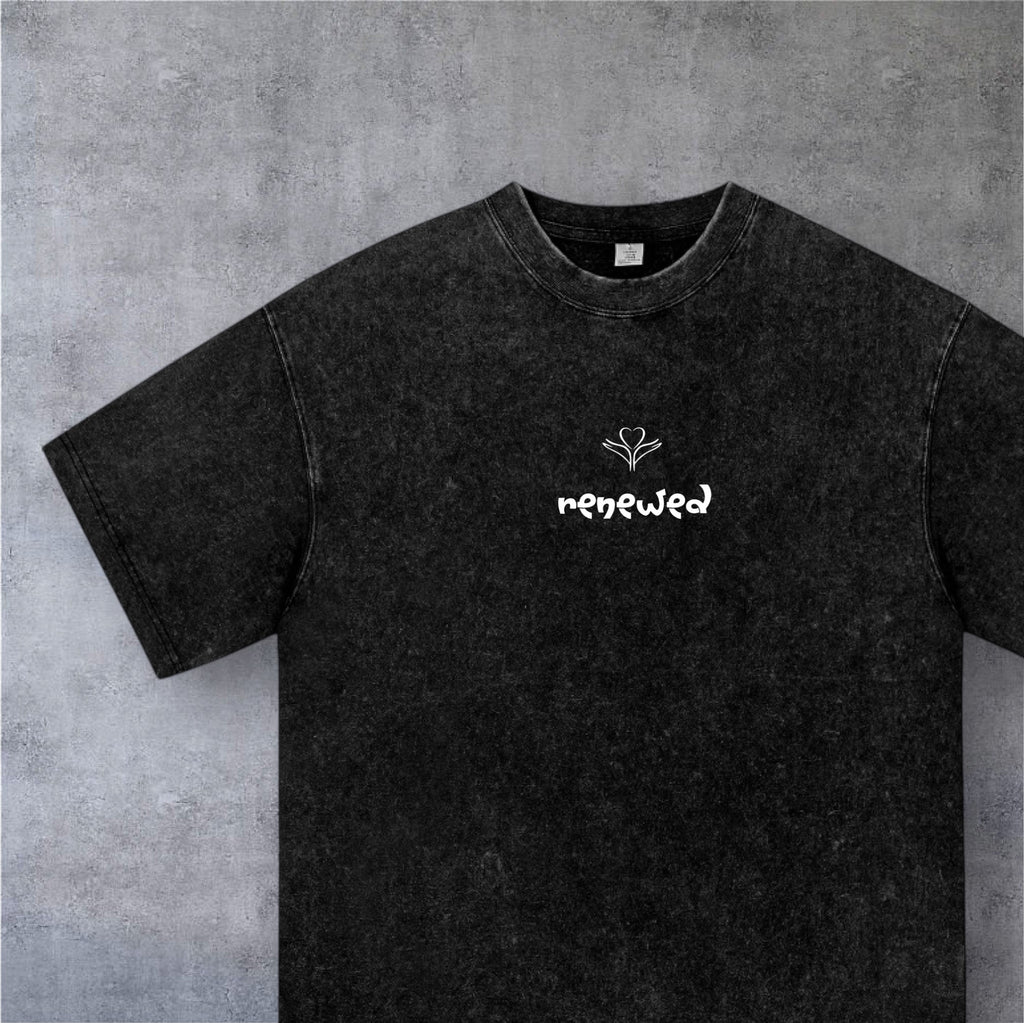 T-Shirt Romains 12:2 • Black • Renewed