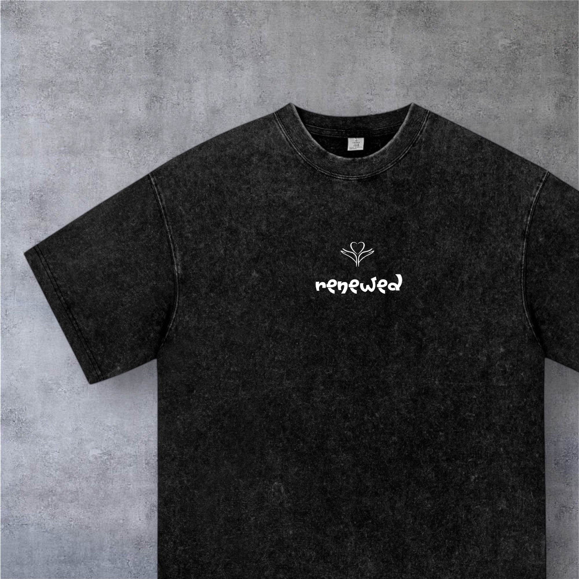 T-Shirt Romains 12:2 • Black • Renewed