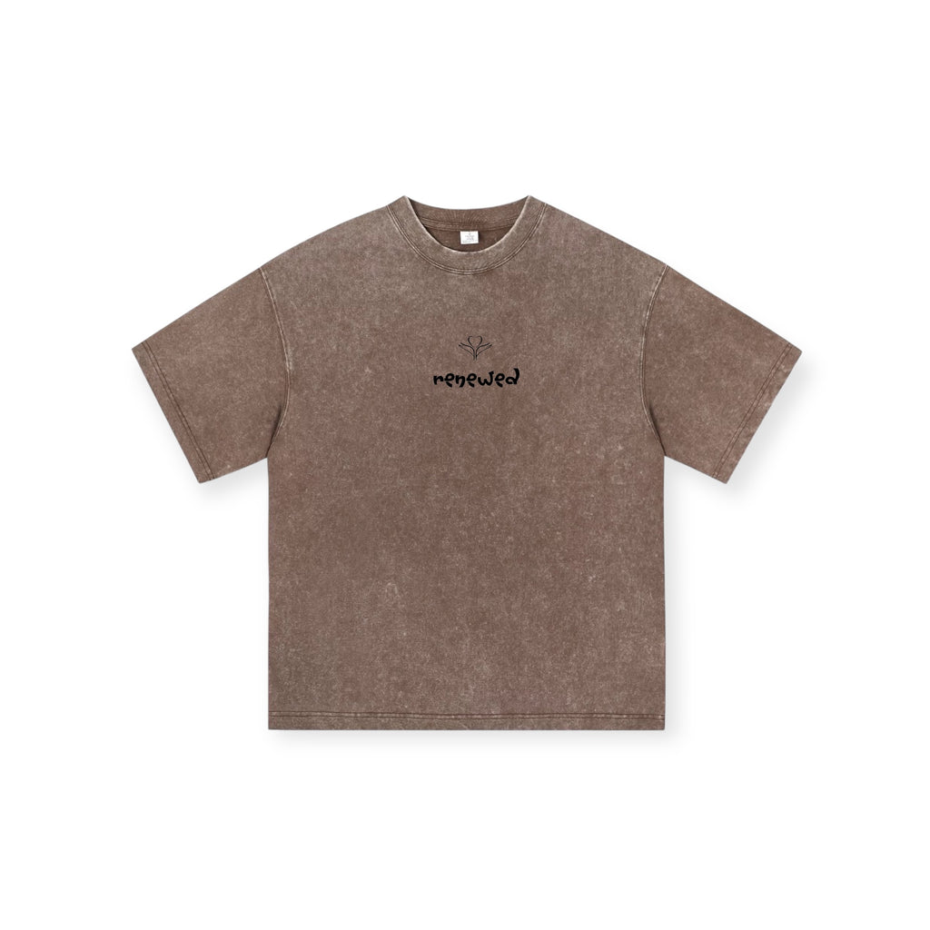 T-Shirt Romains 12:2 • Renewed • Marron