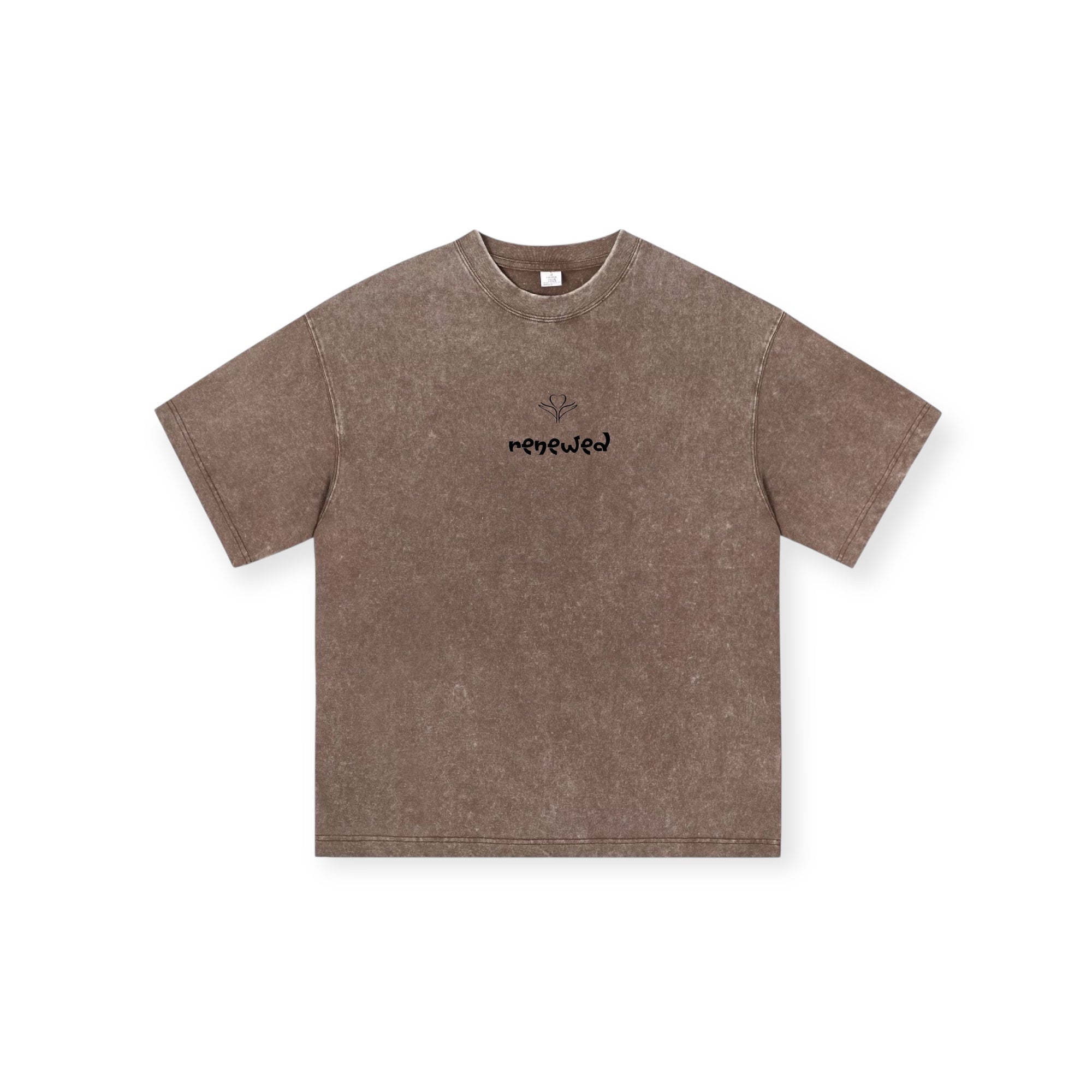 T-Shirt Romains 12:2 • Renewed • Marron