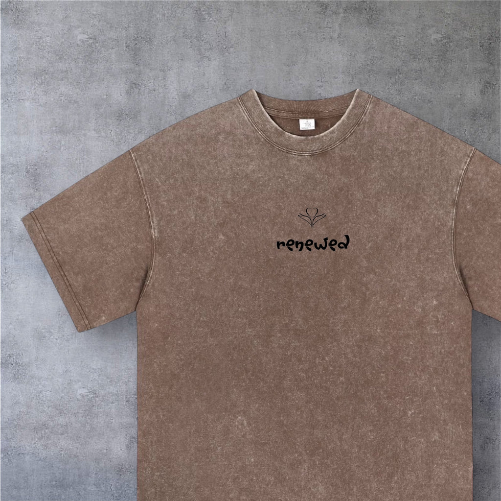 T-Shirt Romains 12:2 • Renewed • Marron