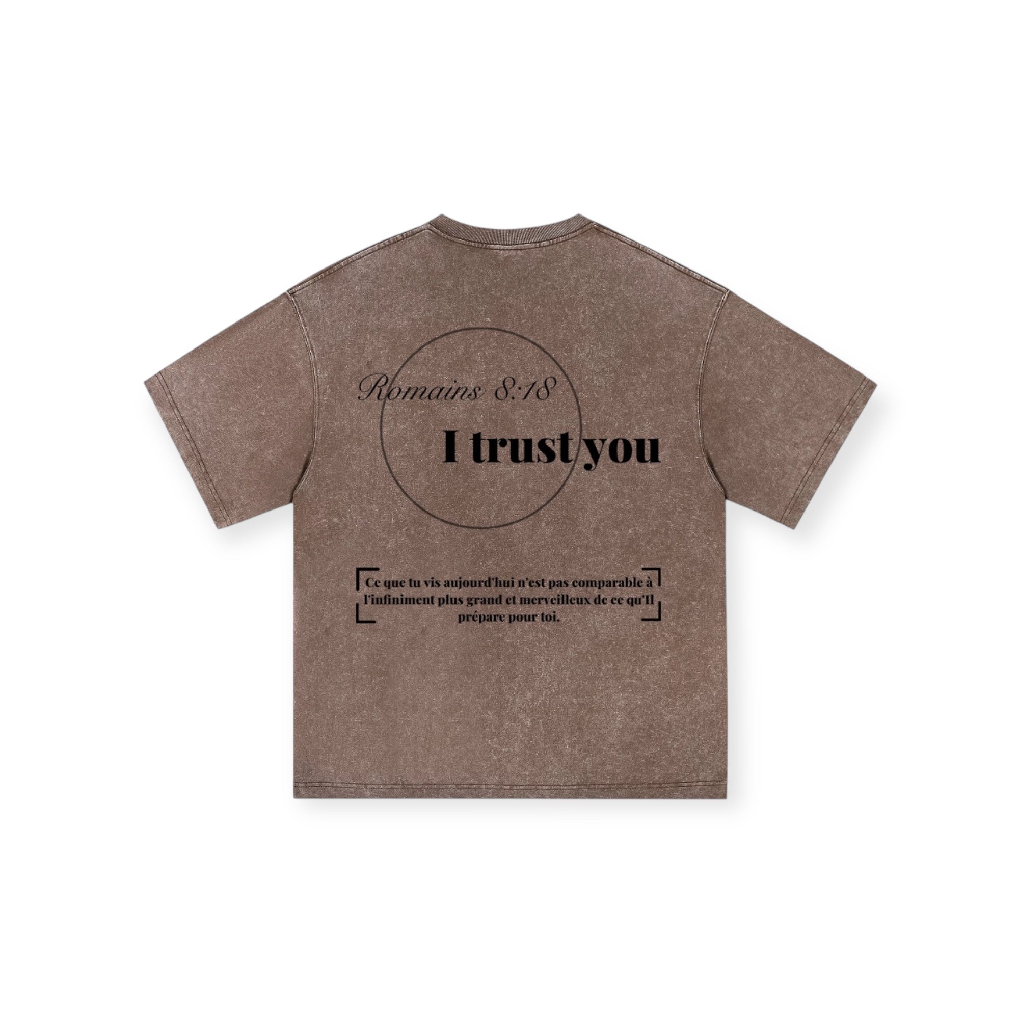 T-Shirt I TRUST YOU • Brown • Renewed