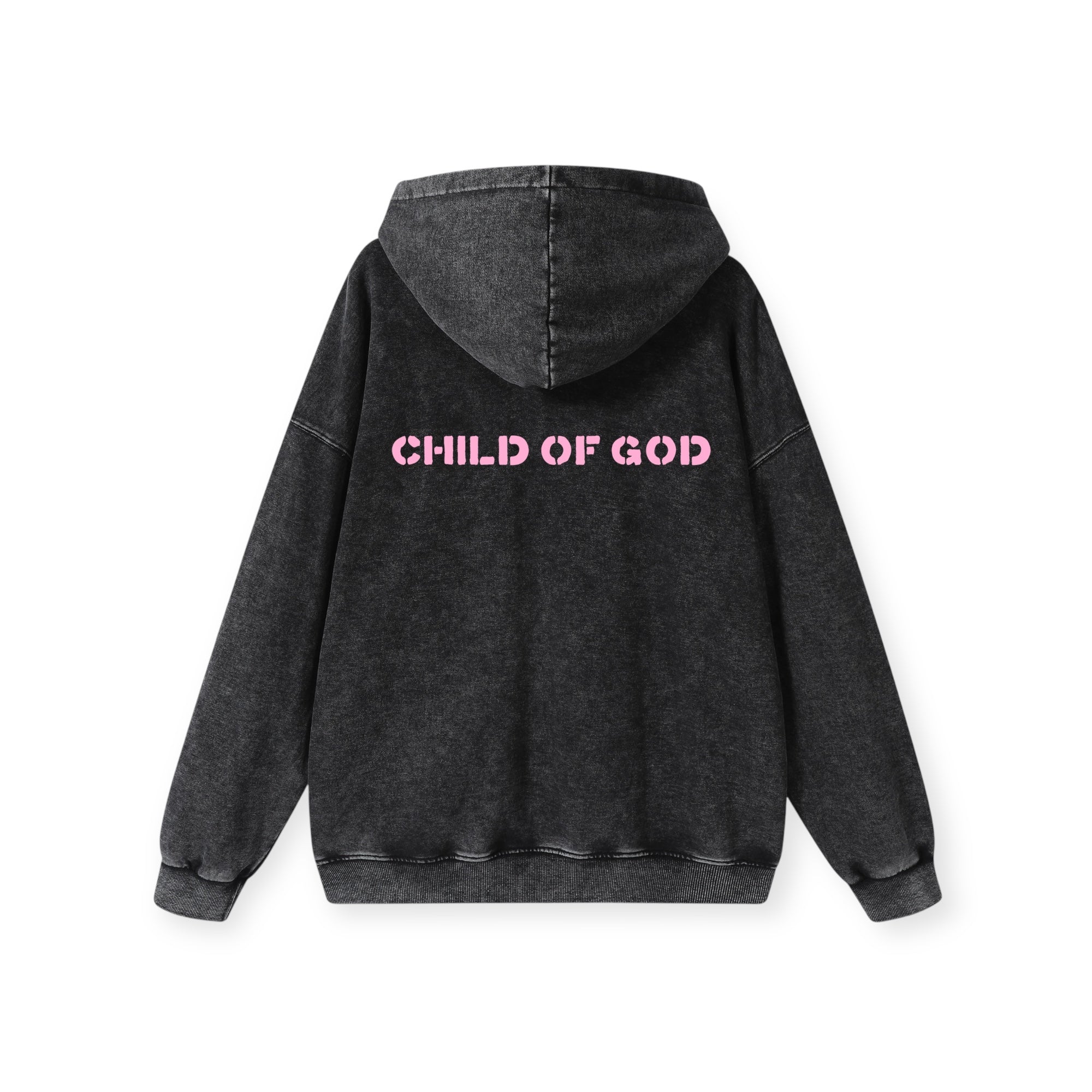 Gilet Zip Child of God Rose • Renewed