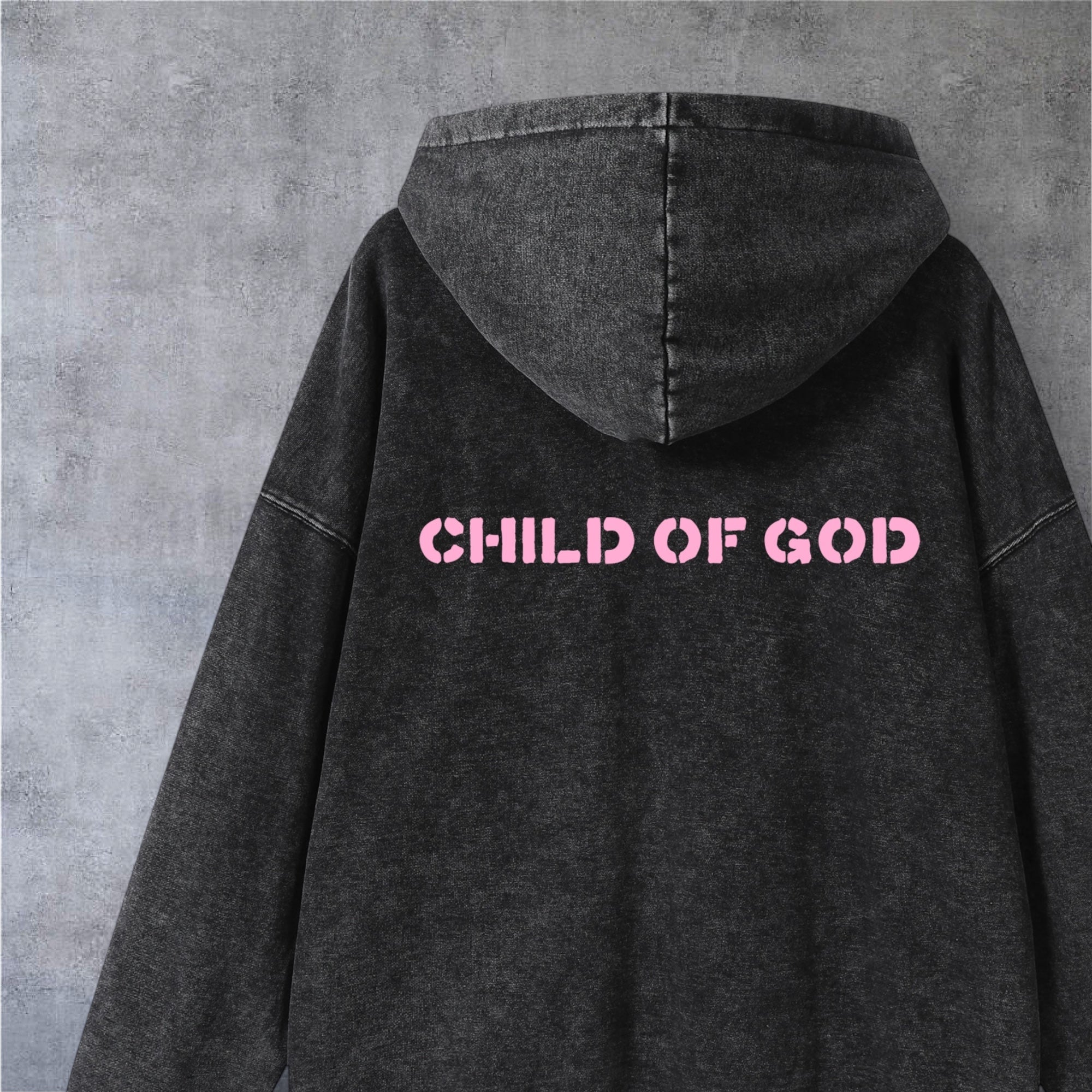 Gilet Zip Child of God Rose • Renewed