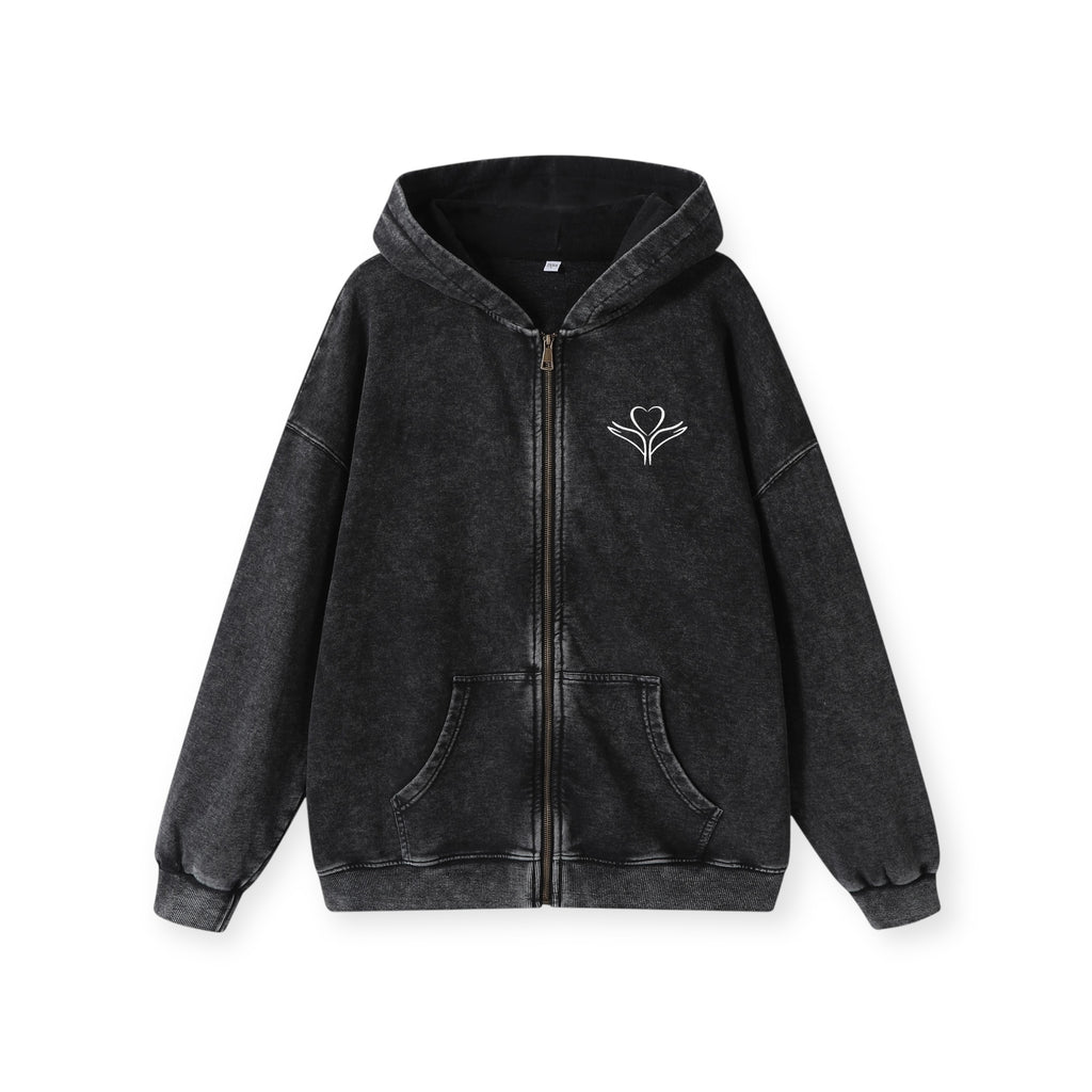 Gilet Zip Child of God Blanc • Renewed
