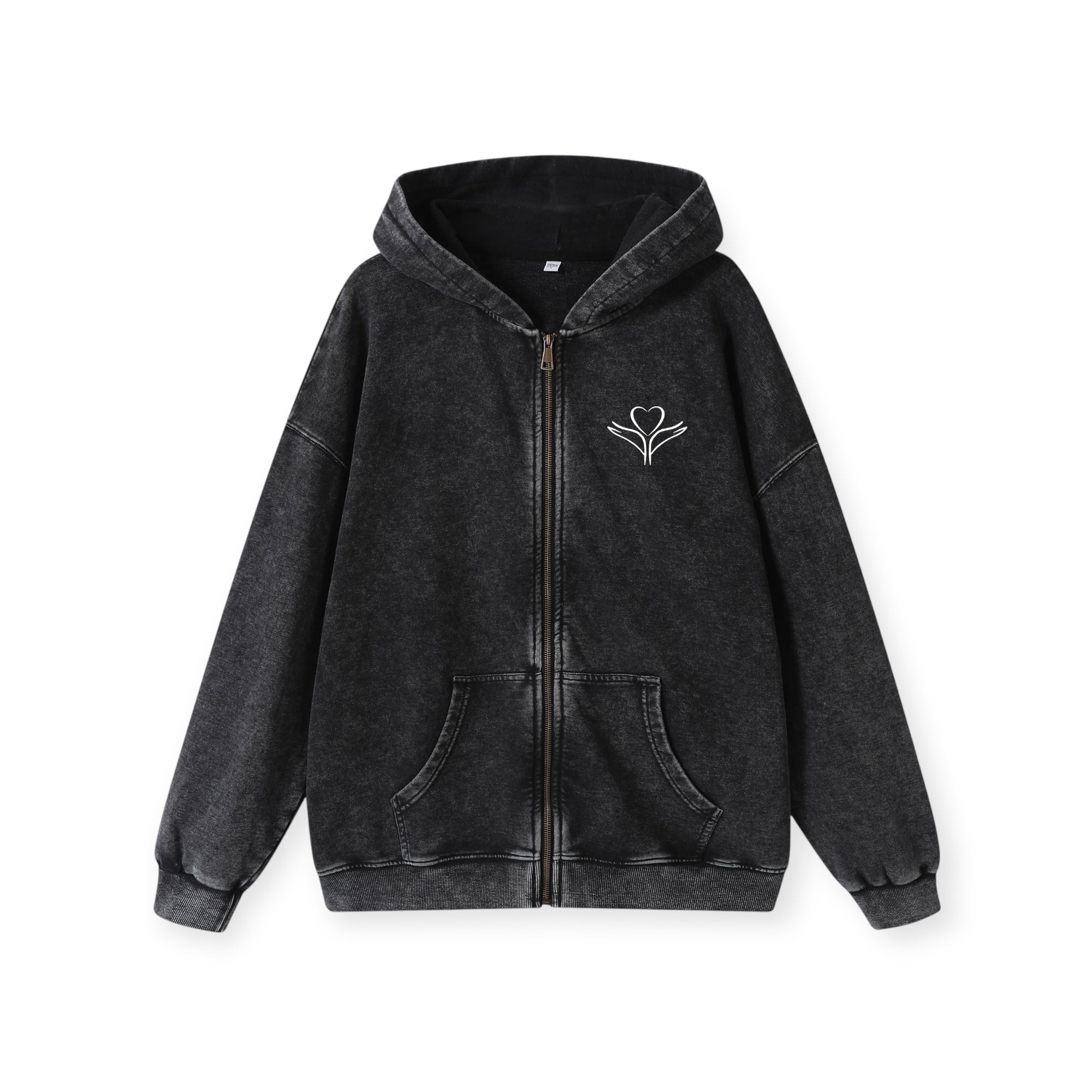 Gilet Zip Child of God Blanc • Renewed