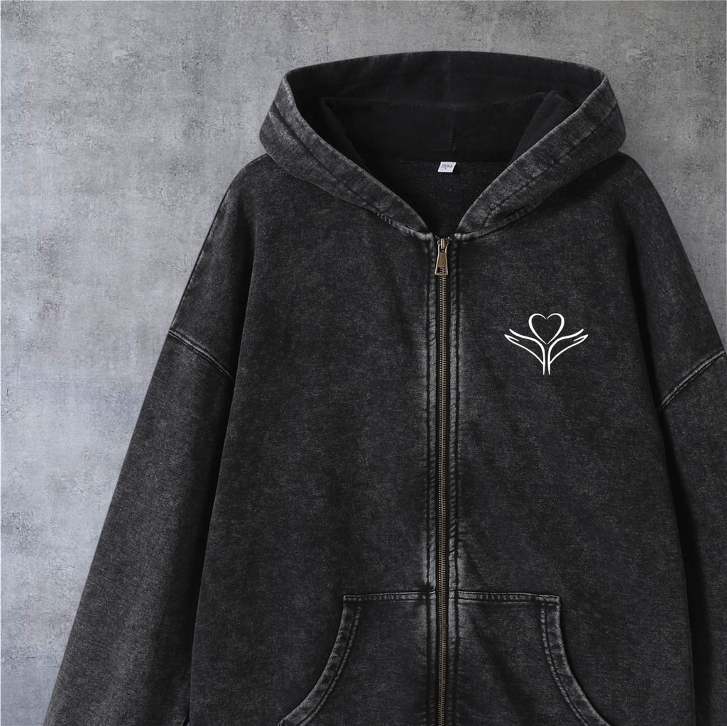 Gilet Zip Child of God Blanc • Renewed
