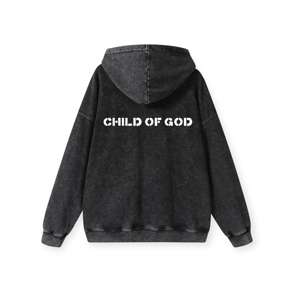 Gilet Zip Child of God Blanc • Renewed