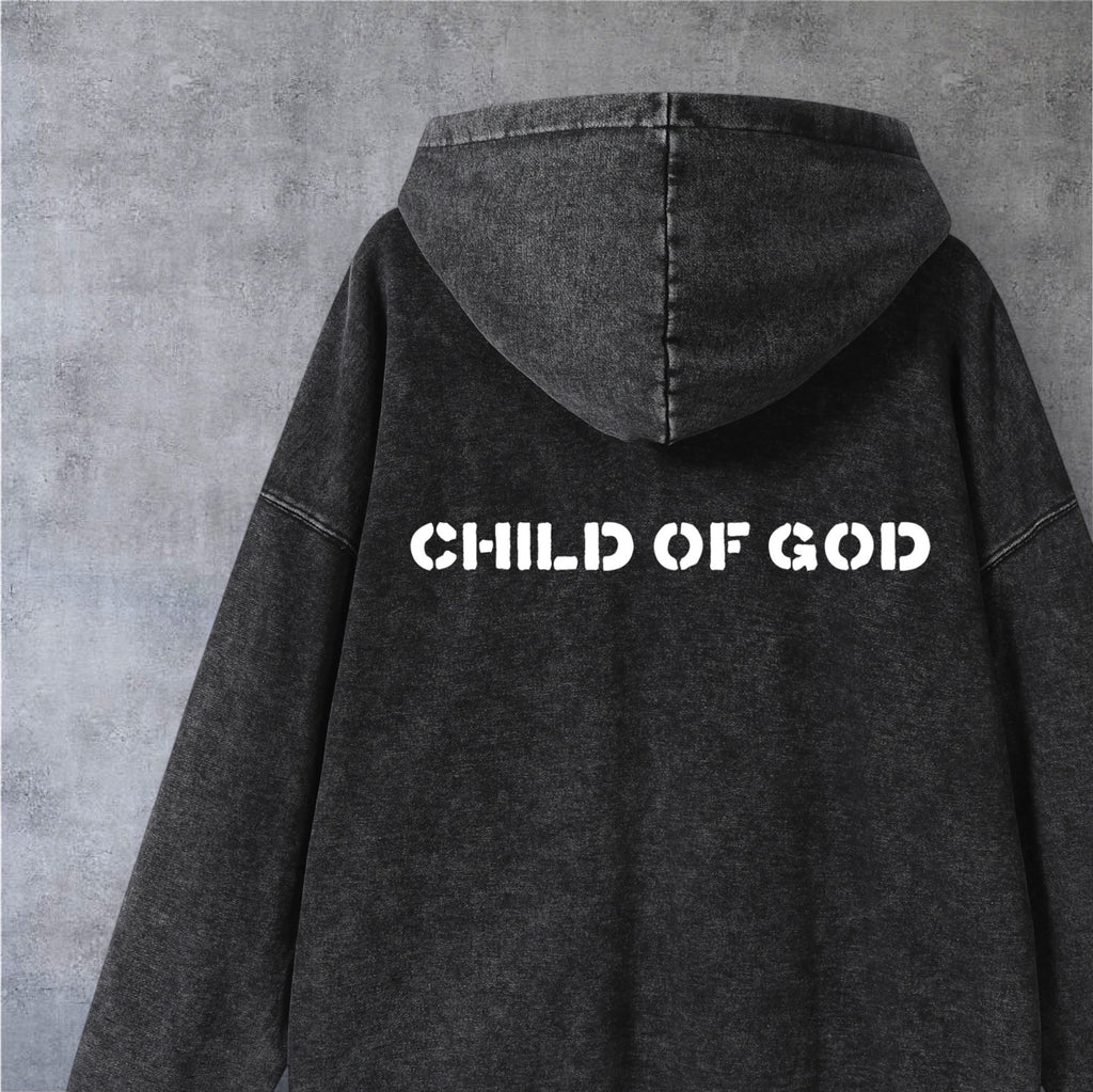 Gilet Zip Child of God Blanc • Renewed