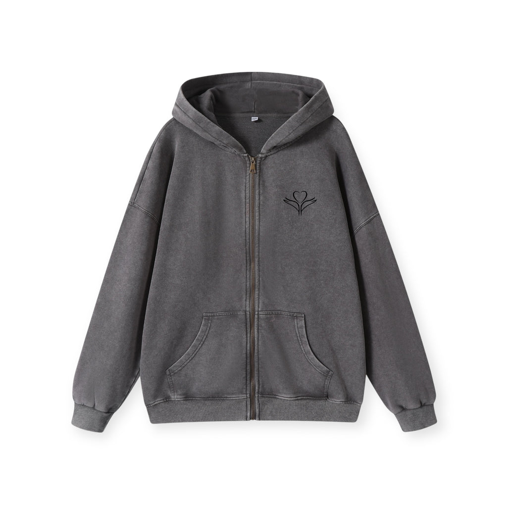 Hoodie Zip Masterpiece • Grey • Renewed