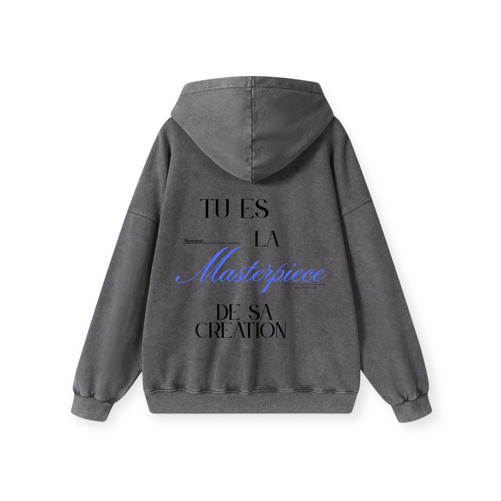 Hoodie Zip Masterpiece • Grey • Renewed