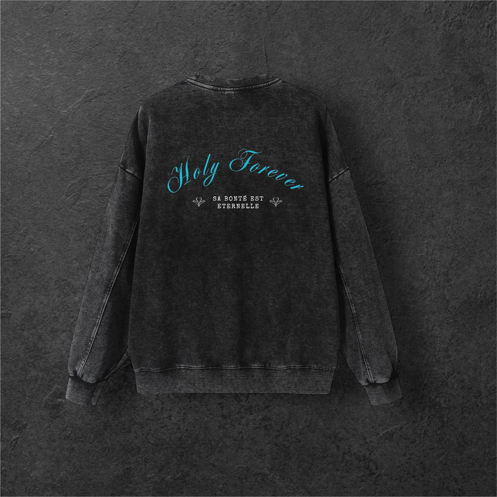 Sweat Holy forever • Black • Renewed