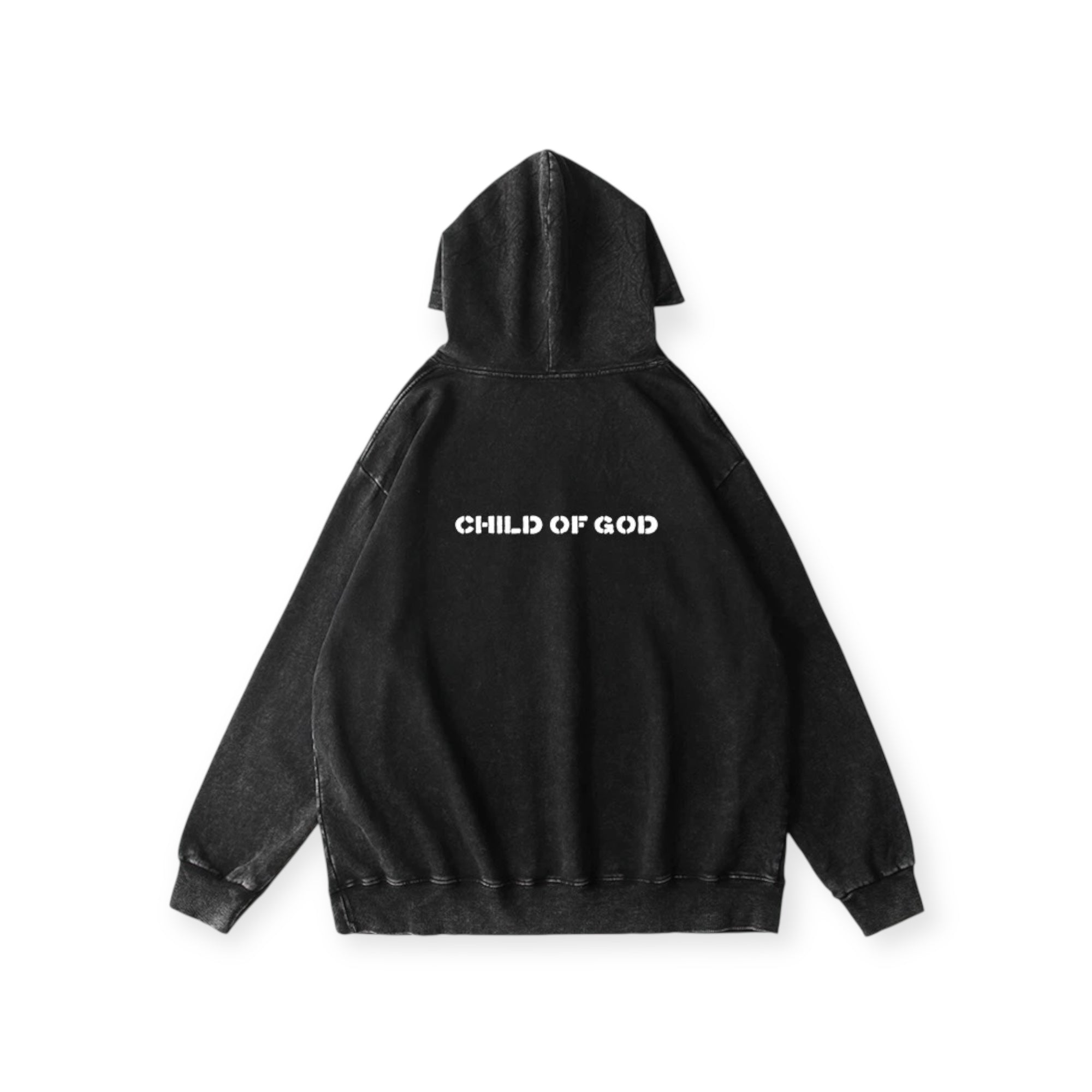 Hoodie Renewed brodé • Black