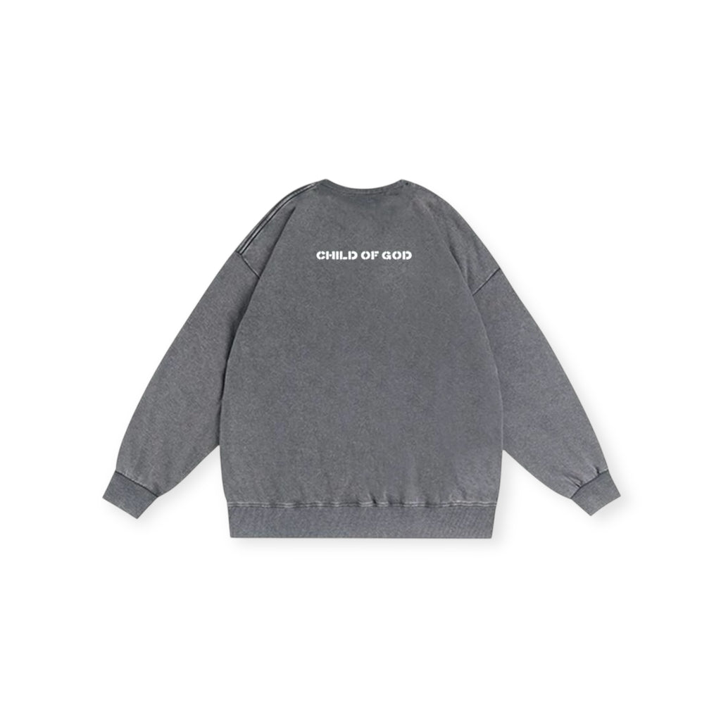 Sweat Renewed brodé • Grey