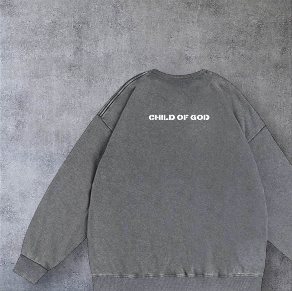 Sweat Renewed brodé • Grey