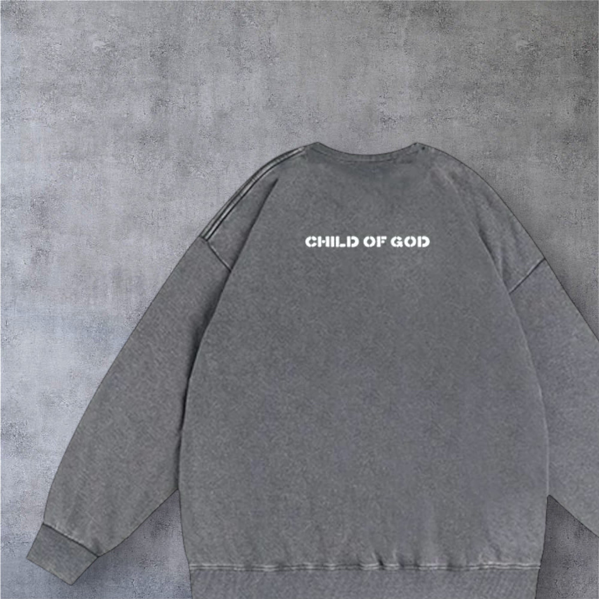 Sweat Renewed brodé • Grey