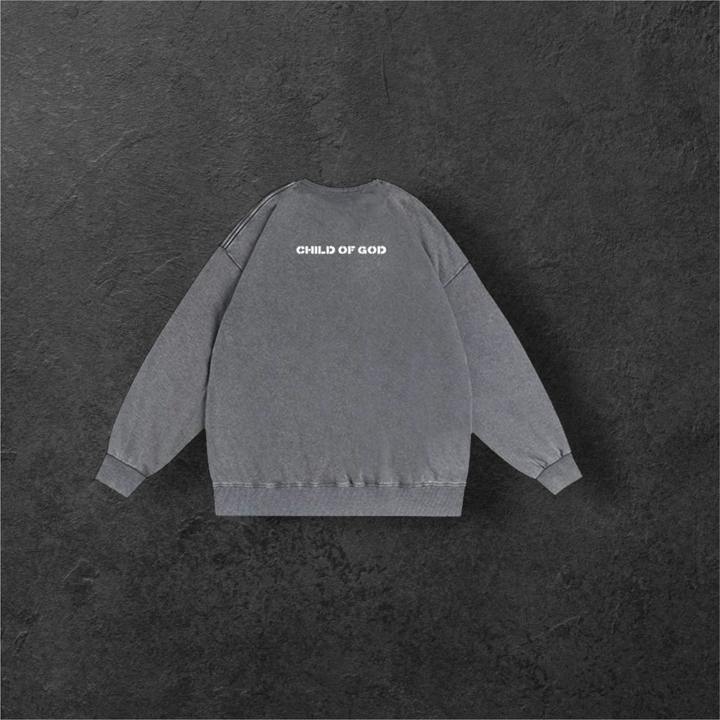 Sweat Renewed brodé • Grey