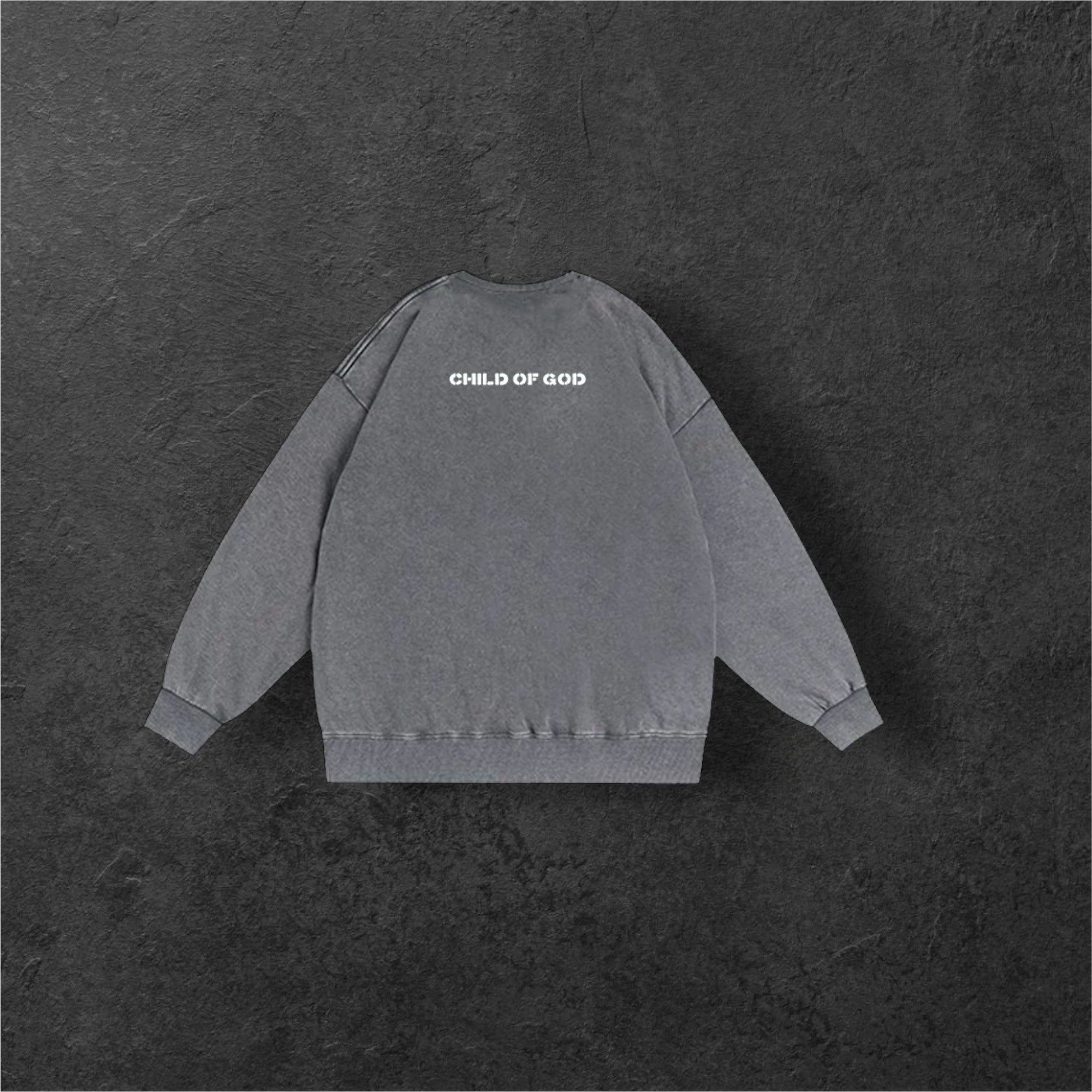 Sweat Renewed brodé • Grey
