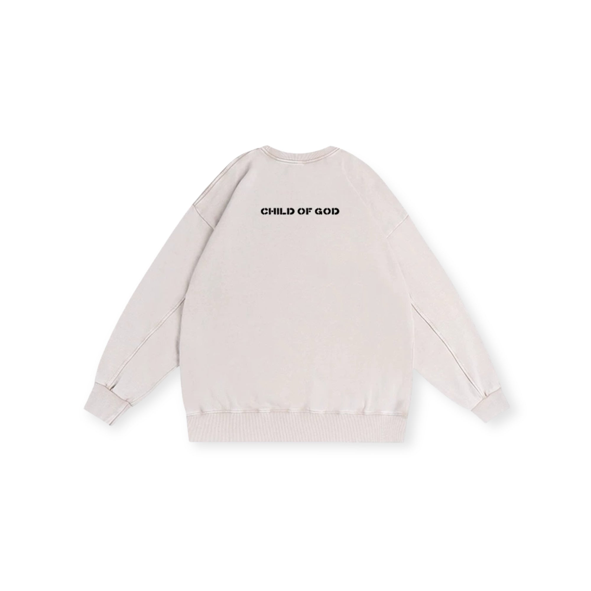 Sweat Renewed brodé • Cream