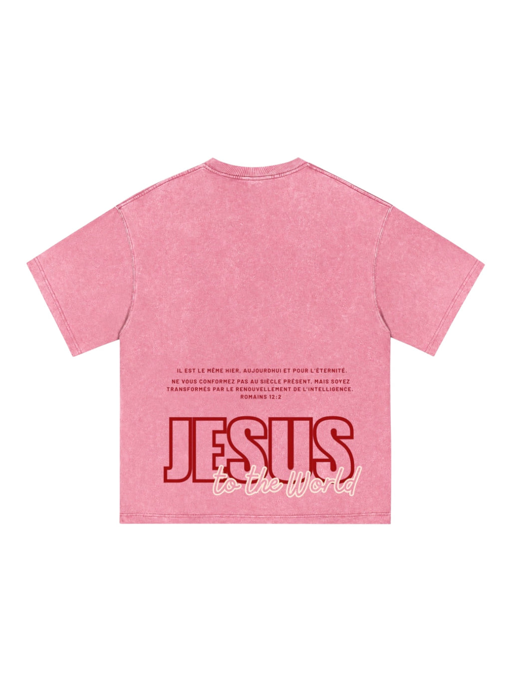 T-Shirt JESUS Rose