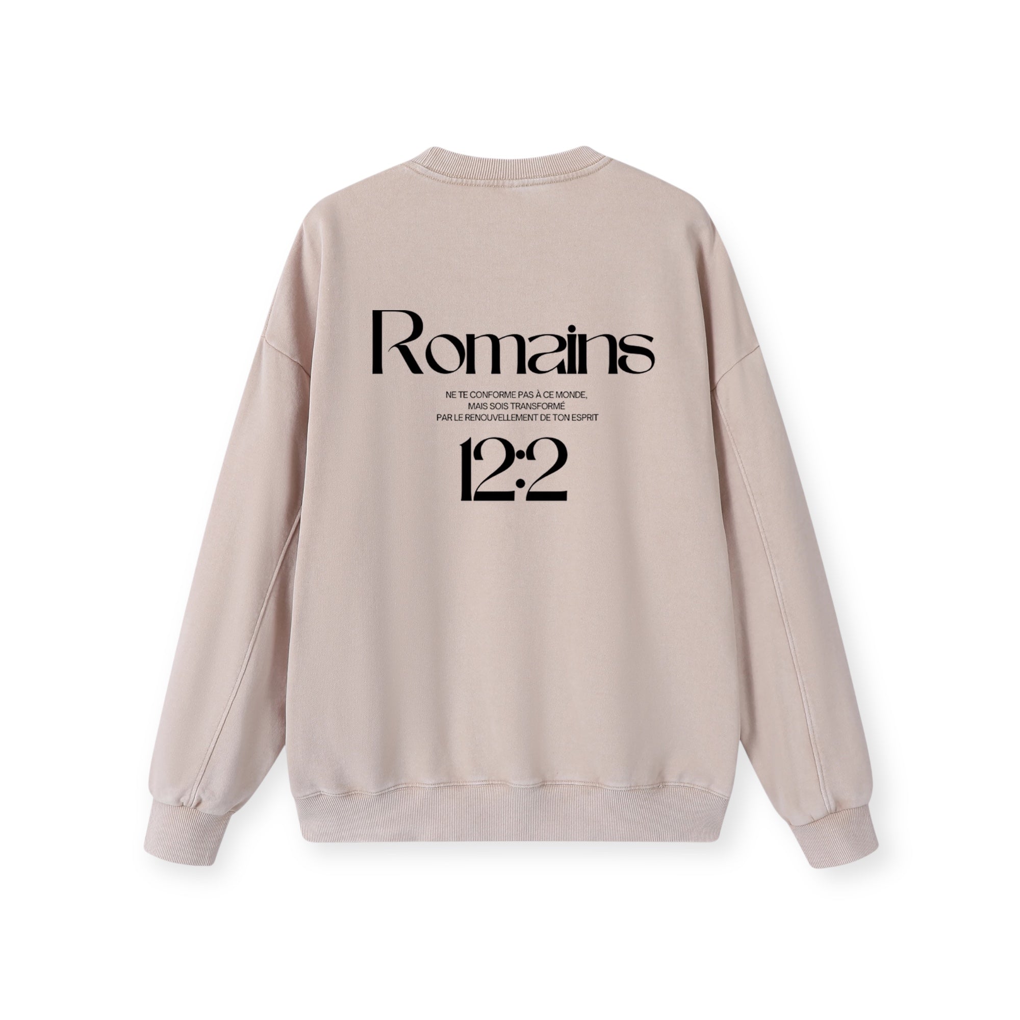 Sweat Romains 12:2 • Cream • Renewed