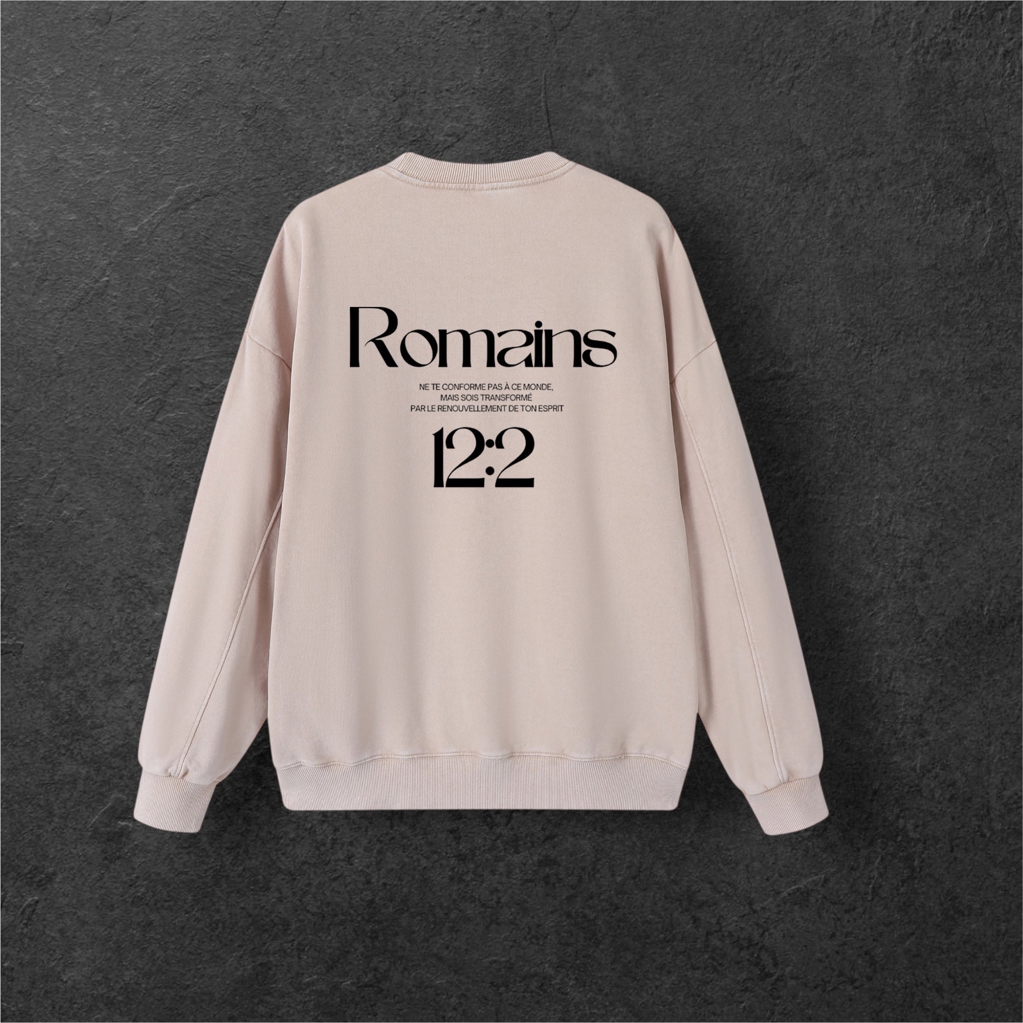 Sweat Romains 12:2 • Cream • Renewed